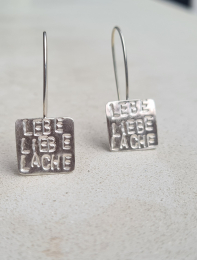 Ohrhänger " LEBE LIEBE LACHE"